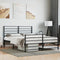 vidaXL - Bedframe - met - hoofd- - en - voeteneinde - metaal - zwart - 120x190 - cm