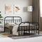 vidaXL - Bedframe - met - hoofd- - en - voeteneinde - metaal - zwart - 120x190 - cm