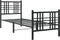 vidaXL - Bedframe - met - hoofd- - en - voeteneinde - metaal - zwart - 80x200 - cm