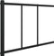 vidaXL - Bedframe - met - hoofd- - en - voeteneinde - metaal - zwart - 80x200 - cm