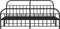 vidaXL - Bedframe - met - hoofd- - en - voeteneinde - metaal - zwart - 193x203 - cm
