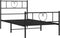 vidaXL - Bedframe - met - hoofd- - en - voeteneinde - metaal - zwart - 90x190 - cm