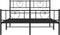 vidaXL - Bedframe - met - hoofd- - en - voeteneinde - metaal - zwart - 140x200 - cm