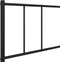 vidaXL - Bedframe - met - hoofd- - en - voeteneinde - metaal - zwart - 90x200 - cm
