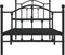 vidaXL - Bedframe - met - hoofd- - en - voeteneinde - metaal - zwart - 90x190 - cm