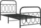 vidaXL - Bedframe - met - hoofd- - en - voeteneinde - metaal - zwart - 80x200 - cm
