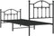 vidaXL - Bedframe - met - hoofd- - en - voeteneinde - metaal - zwart - 80x200 - cm