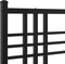 vidaXL - Bedframe - met - hoofd- - en - voeteneinde - metaal - zwart - 140x190 - cm
