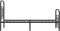 vidaXL - Bedframe - met - hoofd- - en - voeteneinde - metaal - zwart - 75x190 - cm