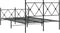 vidaXL - Bedframe - met - hoofd- - en - voeteneinde - metaal - zwart - 120x200 - cm