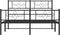 vidaXL - Bedframe - met - hoofd- - en - voeteneinde - metaal - zwart - 120x190 - cm
