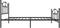 vidaXL - Bedframe - met - hoofd- - en - voeteneinde - metaal - zwart - 80x200 - cm