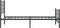 vidaXL - Bedframe - met - hoofd- - en - voeteneinde - metaal - zwart - 80x200 - cm