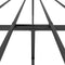 vidaXL - Bedframe - met - hoofd- - en - voeteneinde - metaal - zwart - 120x190 - cm