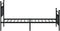 vidaXL - Bedframe - met - hoofd- - en - voeteneinde - metaal - zwart - 90x190 - cm