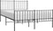 vidaXL - Bedframe - met - hoofd- - en - voeteneinde - metaal - zwart - 120x200 - cm