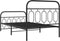 vidaXL - Bedframe - met - hoofd- - en - voeteneinde - metaal - zwart - 107x203 - cm
