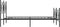 vidaXL - Bedframe - met - hoofd- - en - voeteneinde - metaal - zwart - 120x190 - cm