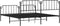 vidaXL - Bedframe - met - hoofd- - en - voeteneinde metaal - zwart - 193x203 - cm