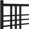 vidaXL - Bedframe - met - hoofd- - en - voeteneinde - metaal - zwart - 120x190 - cm