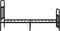 vidaXL - Bedframe - met - hoofd- - en - voeteneinde - metaal - zwart - 90x190 - cm