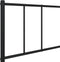vidaXL - Bedframe - met - hoofd- - en - voeteneinde - metaal - zwart - 75x190 - cm