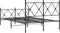 vidaXL - Bedframe - met - hoofd- - en - voeteneinde - metaal - zwart - 120x190 - cm