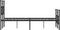 vidaXL - Bedframe - met - hoofd- - en - voeteneinde - metaal - zwart - 120x200 - cm