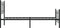 vidaXL - Bedframe - met - hoofd- - en - voeteneinde - metaal - zwart - 75x190 - cm
