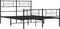 vidaXL - Bedframe - met - hoofd- - en - voeteneinde - metaal - zwart - 120x190 - cm