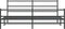 vidaXL - Bedframe - met - hoofd- - en - voeteneinde metaal - zwart - 183x213 - cm