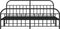 vidaXL - Bedframe - met - hoofd- - en - voeteneinde - metaal - zwart - 193x203 - cm