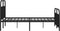 vidaXL - Bedframe - met - hoofd- - en - voeteneinde - metaal - zwart - 140x200 - cm