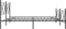 vidaXL - Bedframe - met - hoofd- - en - voeteneinde - metaal - zwart - 193x203 - cm