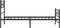 vidaXL - Bedframe - met - hoofd- - en - voeteneinde - metaal - zwart - 90x190 - cm