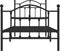 vidaXL - Bedframe - met - hoofd- - en - voeteneinde - metaal - zwart - 80x200 - cm