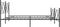 vidaXL - Bedframe - met - hoofd- - en - voeteneinde - metaal - zwart - 200x200 - cm