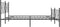 vidaXL - Bedframe - met - hoofd- - en - voeteneinde - metaal - zwart - 183x213 - cm