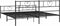 vidaXL - Bedframe - met - hoofd- - en - voeteneinde - metaal - zwart - 193x203 - cm