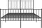 vidaXL - Bedframe - met - hoofd- - en - voeteneinde - metaal - zwart - 120x190 - cm