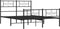 vidaXL - Bedframe - met - hoofd- - en - voeteneinde - metaal - zwart - 120x200 - cm