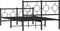 vidaXL - Bedframe - met - hoofd- - en - voeteneinde - metaal - zwart - 120x200 - cm