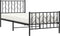 vidaXL - Bedframe - met - hoofd- - en - voeteneinde - metaal - zwart - 90x190 - cm