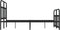 vidaXL - Bedframe - met - hoofd- - en - voeteneinde - metaal - zwart - 120x190 - cm