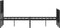 vidaXL - Bedframe - met - hoofd- - en - voeteneinde - metaal - zwart - 120x190 - cm