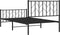 vidaXL - Bedframe - met - hoofd- - en - voeteneinde - metaal - zwart - 100x190 - cm
