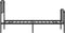vidaXL - Bedframe - met - hoofd- - en - voeteneinde metaal - zwart - 75x190 - cm