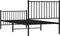 vidaXL - Bedframe - met - hoofd- - en - voeteneinde - metaal - zwart - 90x200 - cm