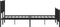 vidaXL - Bedframe - met - hoofd- - en - voeteneinde - metaal - zwart - 193x203 - cm