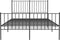 vidaXL - Bedframe - met - hoofd- - en - voeteneinde - metaal - zwart - 120x200 - cm